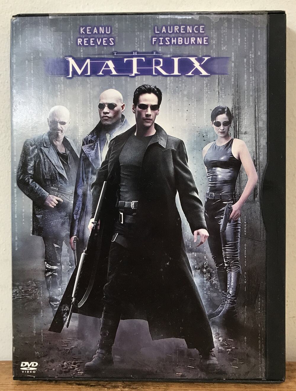 1999 The Matrix Keanu Reeves Carrie-Anne Moss Laurence Fishburn DVD Movie
